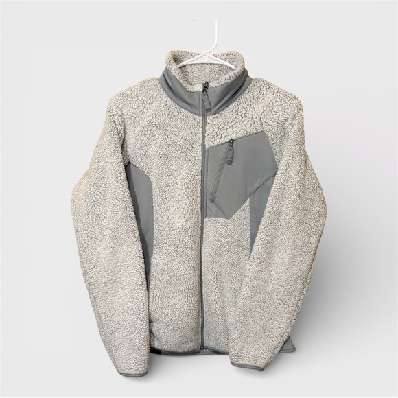 Columbia Jackets & Blazers - Columbia Womens Arctic Crest Sherpa Full Zip Jacket Medium Gray gorpcore outdoor